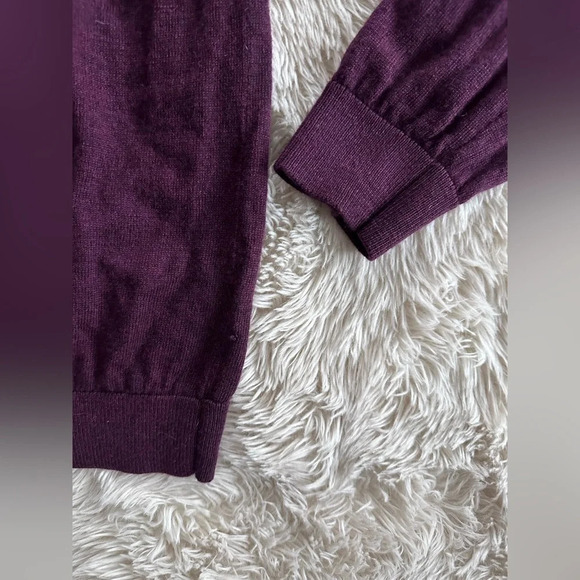 Hart Schaffner Marx Long Sleeve V-Neck Merino Wool Sweater Men’s Size XXL maroon - Picture 7 of 10